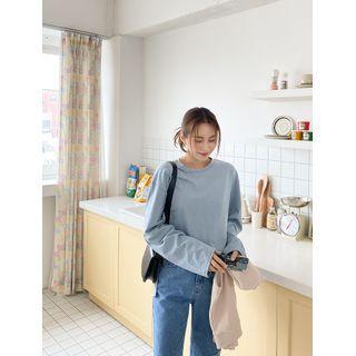 Loose-fit Slit-side T-shirt