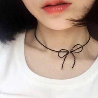 Bow-accent Choker / Bracelet