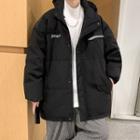 Hooded Down Zip-up Coat