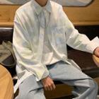 Tie-dyed Loose-fit Shirt