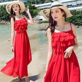 Spaghetti Strap Maxi Chiffon Sundress