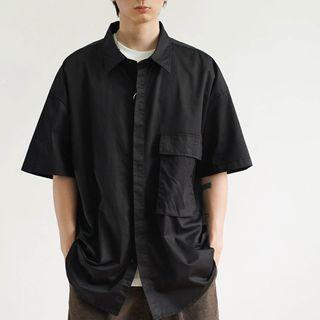 Short Sleeve Oversized Cargo Shirt