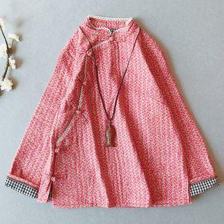 Traditional Chinese Floral Padded Jacket