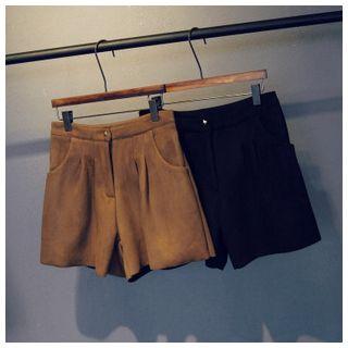 Faux Suede Shorts