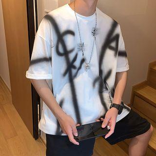 Tie-dye Print Oversized Tee