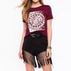 Sun Print Short-sleeve T-shirt
