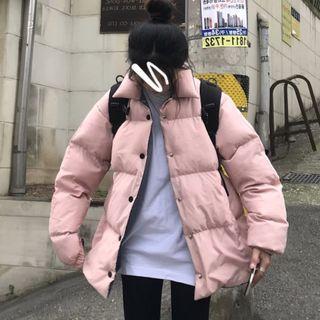 Reversible Padded Button-up Jacket