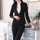 Set : Blazer / Skirt / Trousers / Blouse