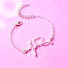 Couple Matching Heart Bracelet / Necklace