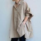 Plain Shirt Light Almond - One Size