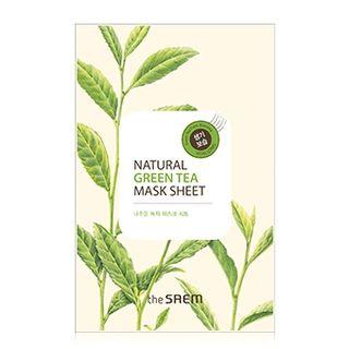 The Saem - Natural Green Tea Mask Sheet 1pc