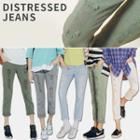 Drawstring Wasit Jeans