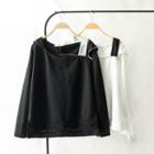 Shoulder-zip Hoodie