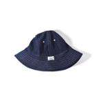 Applique Bucket Hat Denim Blue - One Size
