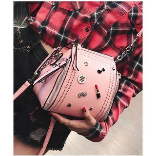 Badged Shoulder Bag