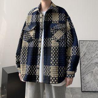 Check Cargo Shirt Jacket