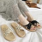 Strappy Dotted Slide Sandals