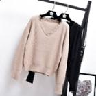 Lace-trim Sweater
