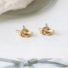 Knot Ear Stud 1 Pair - Ear Studs - 925 Silver - One Size