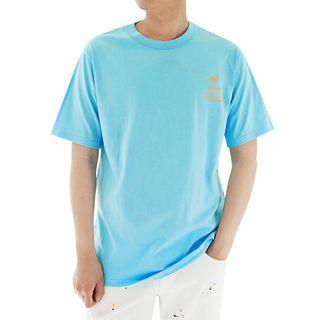 Plus Size Seagull Printed T-shirt