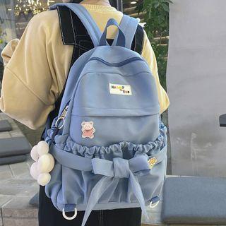 Bow Accent Backpack / Bag Charm / Set