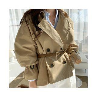 Boxy-fit Cotton Trench Jacket