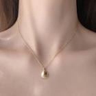 Shell Necklace 925 Silver - Gold - One Size