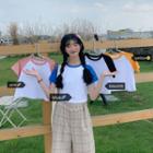 Short-sleeve Raglan Crop T-shirt