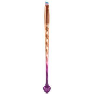 Gradient Angled Makeup Brush 1 Pc - Gradient Gold & Purple - One Size