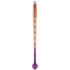 Gradient Angled Makeup Brush 1 Pc - Gradient Gold & Purple - One Size