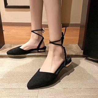 Lace-up Pointed Sandals
