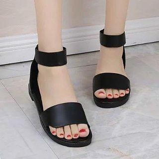 Ankle Strap Peep Toe Sandals