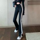 Color Block Boot Cut Pants