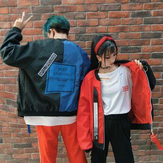 Panel Bomber Jacket