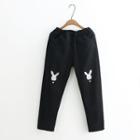 Embroidered Woolen Pants