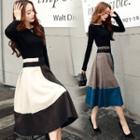 Set: T-shirt + Panel A-line Skirt