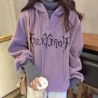 Turtleneck Drawstring Hoodie
