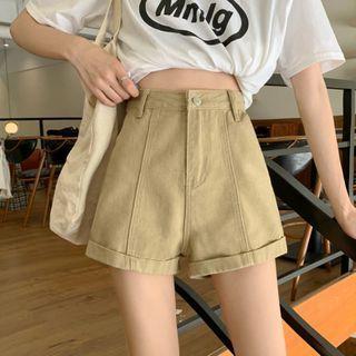High-waist Denim Denim Shorts