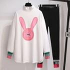Rabbit Sweatshirt Rabbit - White - One Size