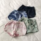 Tie-dye Drawstring Sweatshorts