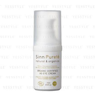 Sinn Purete - Organic Certified Ag Eye Cream 15ml