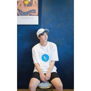 Bike Printed Cotton T-shirt