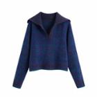 Open-collar Sweater