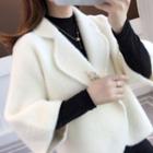 Elbow-sleeve Furry Jacket