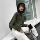 Loose-fit High-neck Knit Sweater