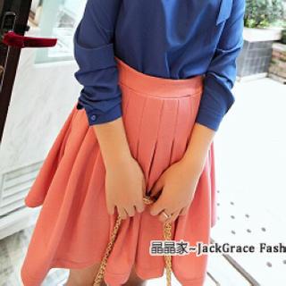 High-waist Pleated Skirt