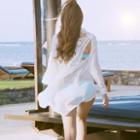 Crochet Panel Beach Cover-up