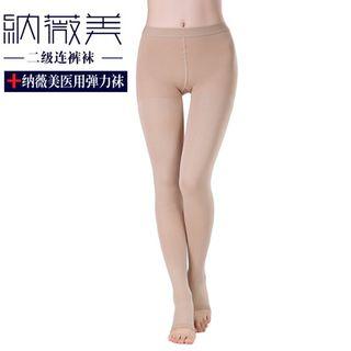 Peep-toe Compression Leggings