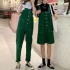 Straight Cut Dungaree / Jumper Dress