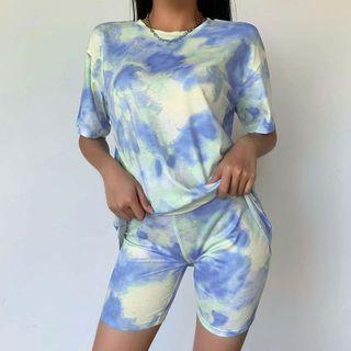 Tie Dye Short-sleeve T-shirt / Shorts / Set